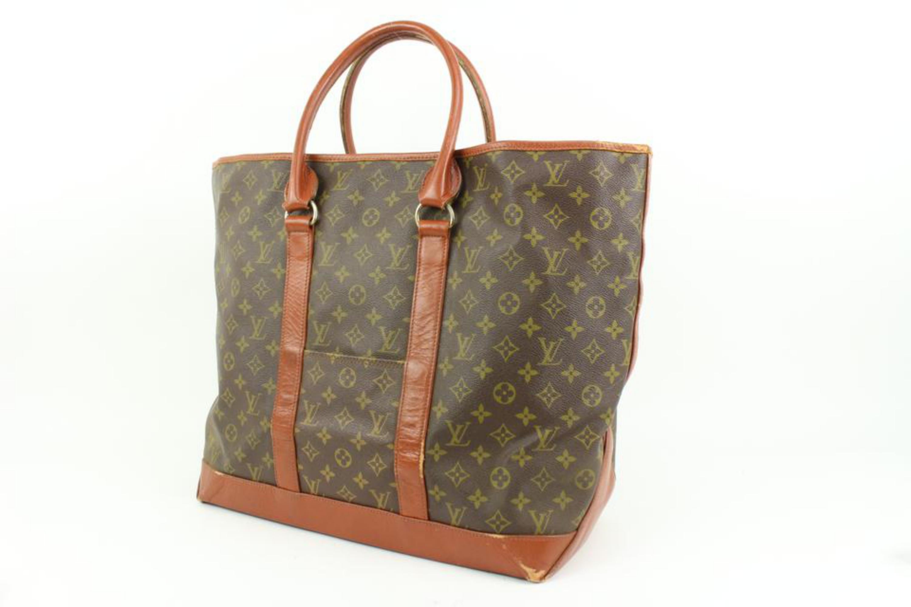 Louis Vuitton Rare XL Sac Weekend GM Tote Bag 17lz419s
Made In: France
Measurements: Length:  22