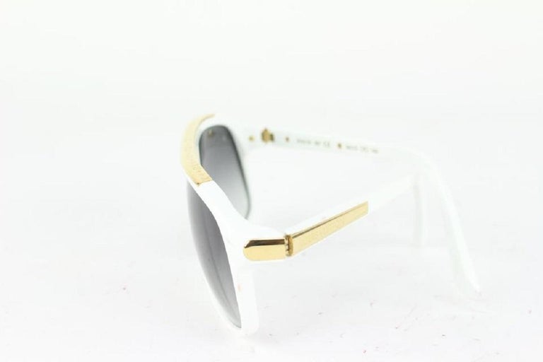 Louis Vuitton White Acetate Frame Evidence Millionaire Sunglasses