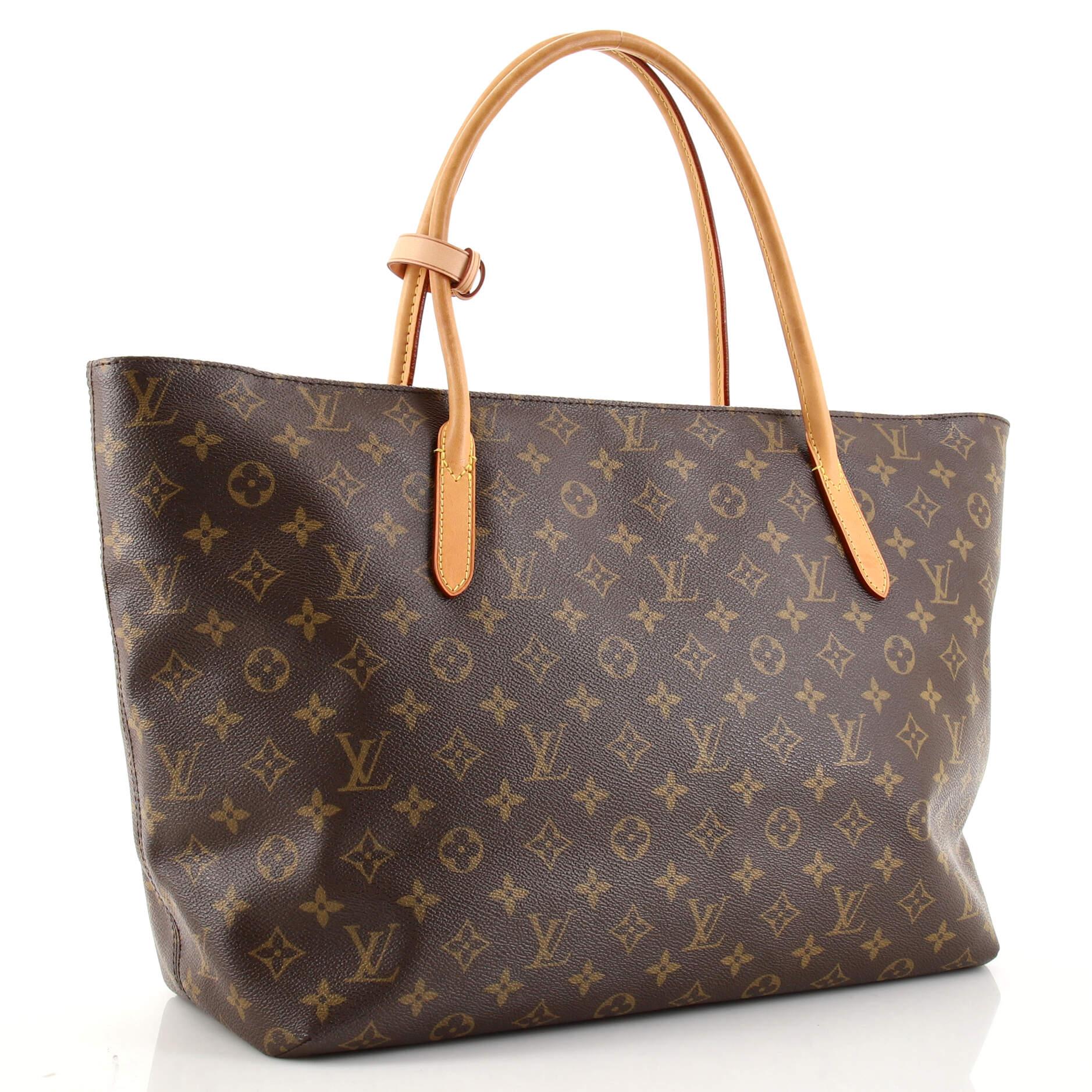 Brown Louis Vuitton Raspail Tote Monogram Canvas MM