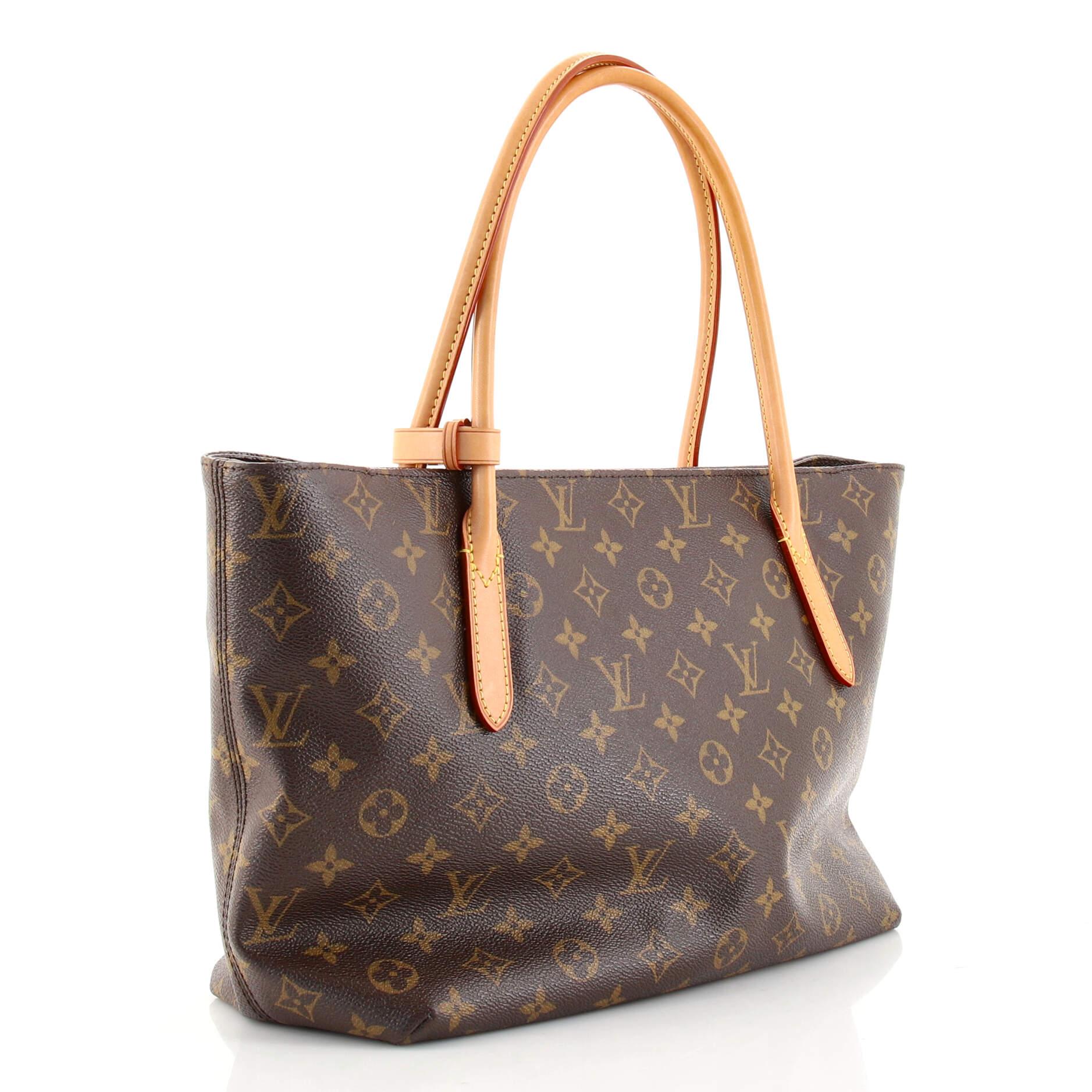 Brown Louis Vuitton Raspail Tote Monogram Canvas PM