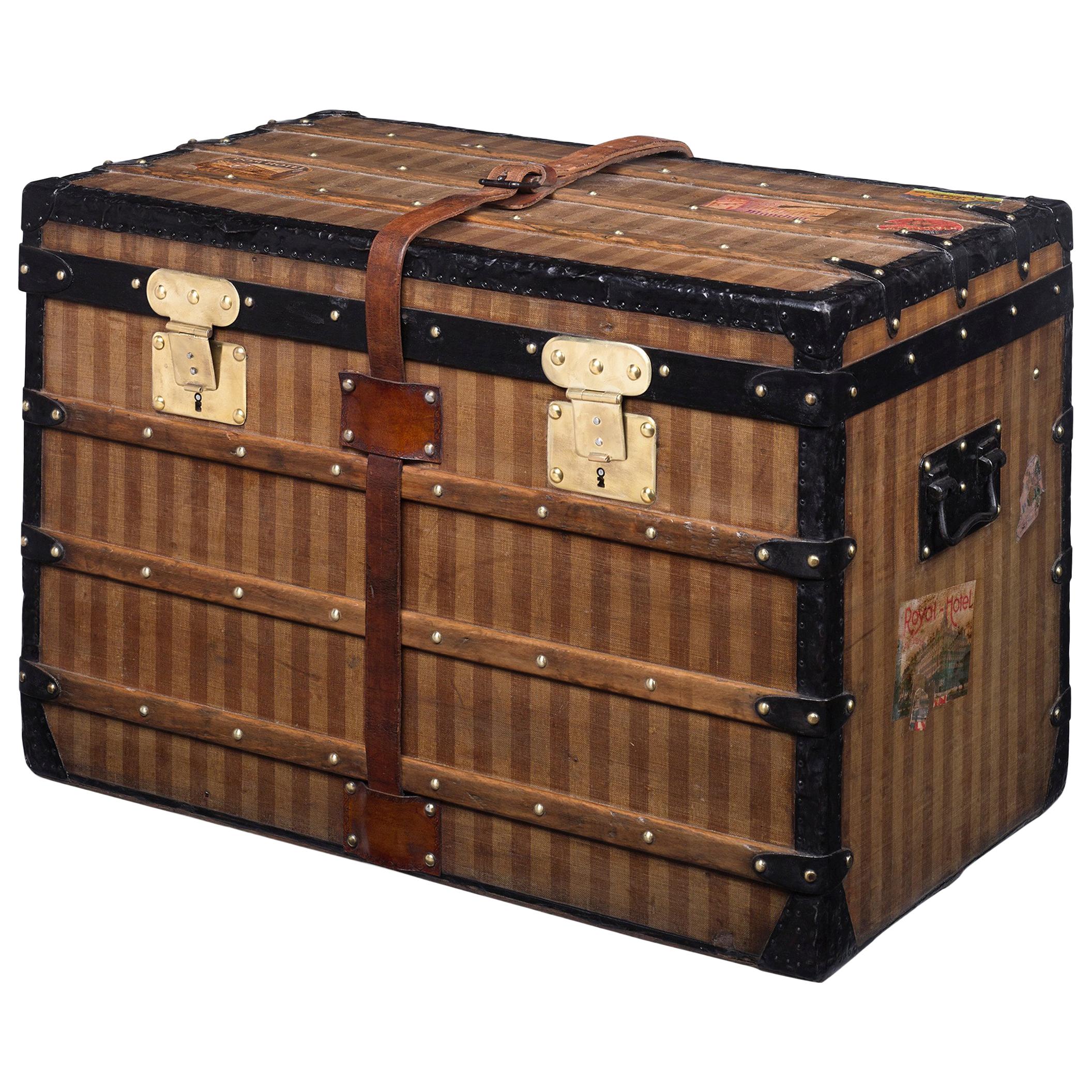 Amazing and Rare Louis Vuitton Hat Trunk in Brown Monogram stencil canvas  at 1stDibs