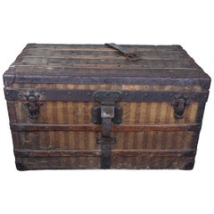 Louis Vuitton Rayee Striped Canvas Trunk, c.1876