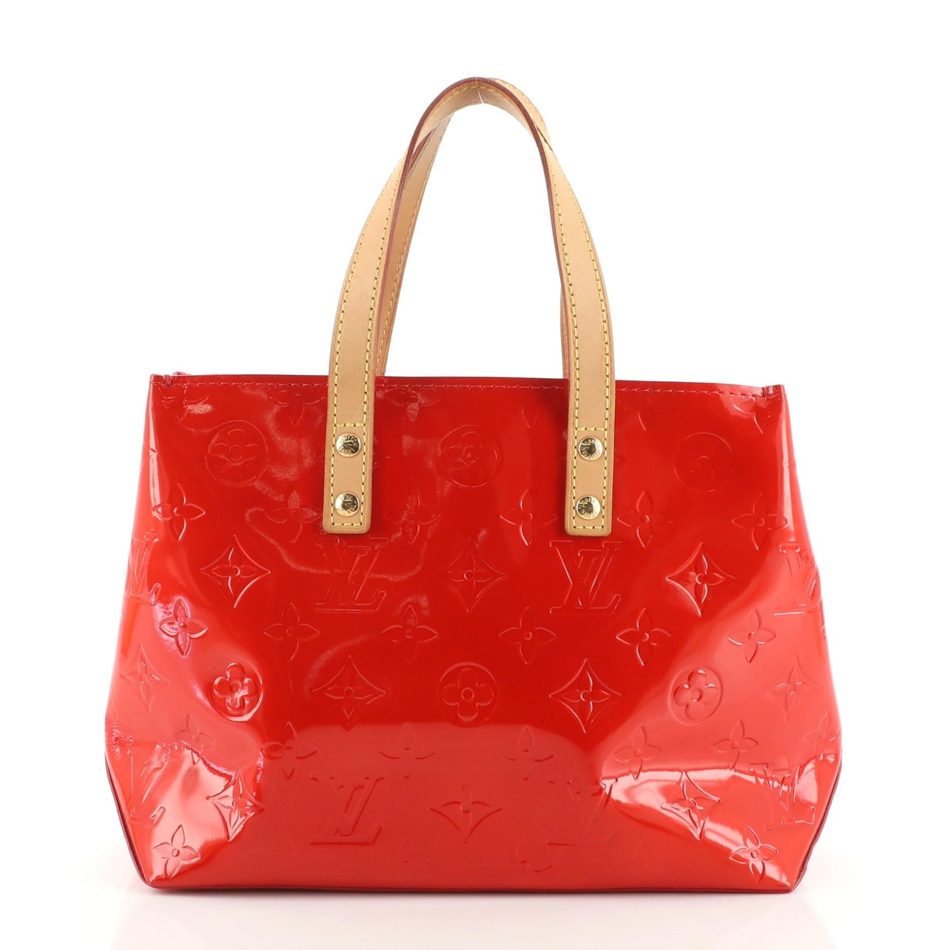 Louis Vuitton Reade Handbag Monogram Vernis PM In Good Condition In NY, NY