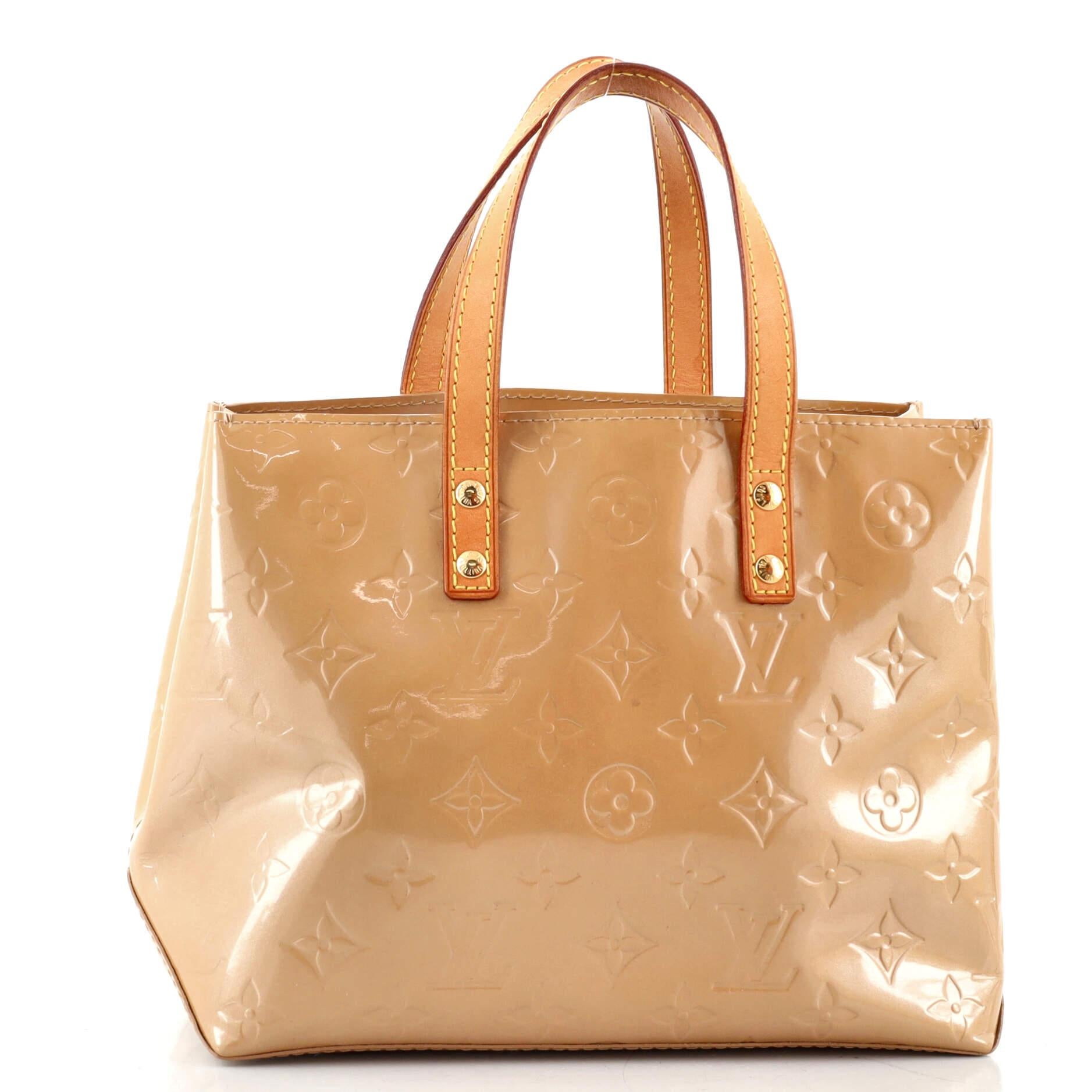 Louis Vuitton Reade Handbag Monogram Vernis PM In Good Condition In NY, NY