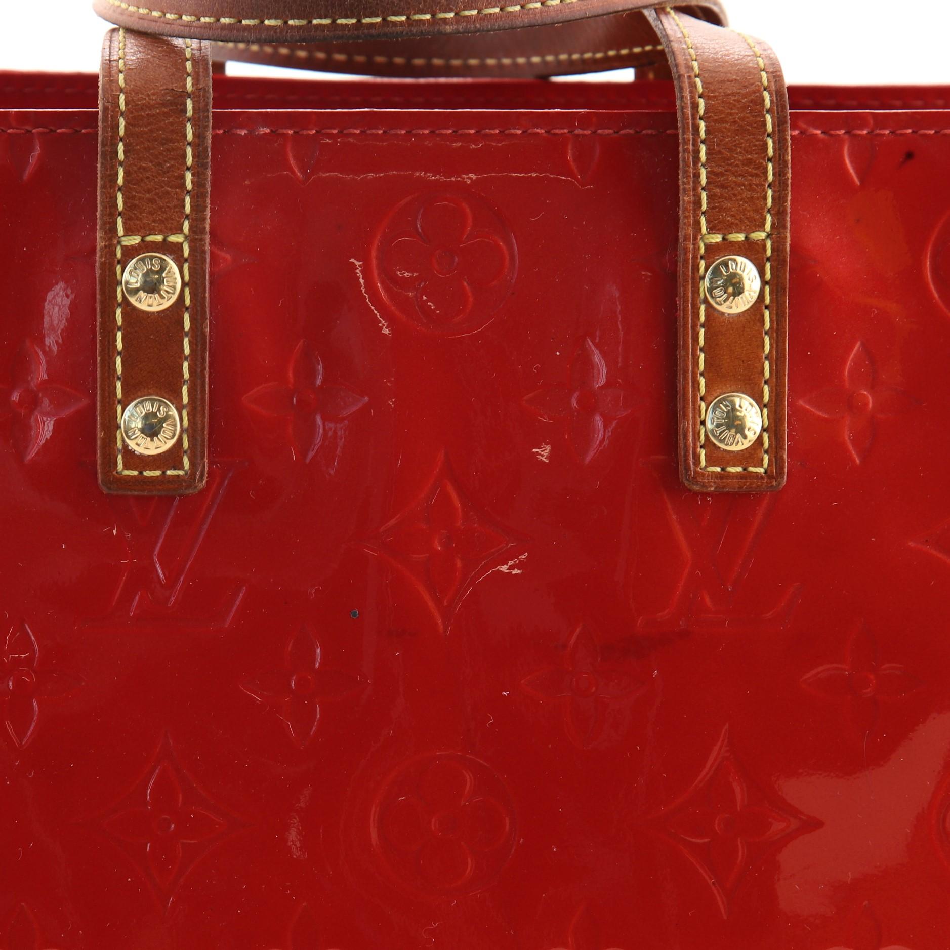 Women's or Men's Louis Vuitton Reade Handbag Monogram Vernis PM