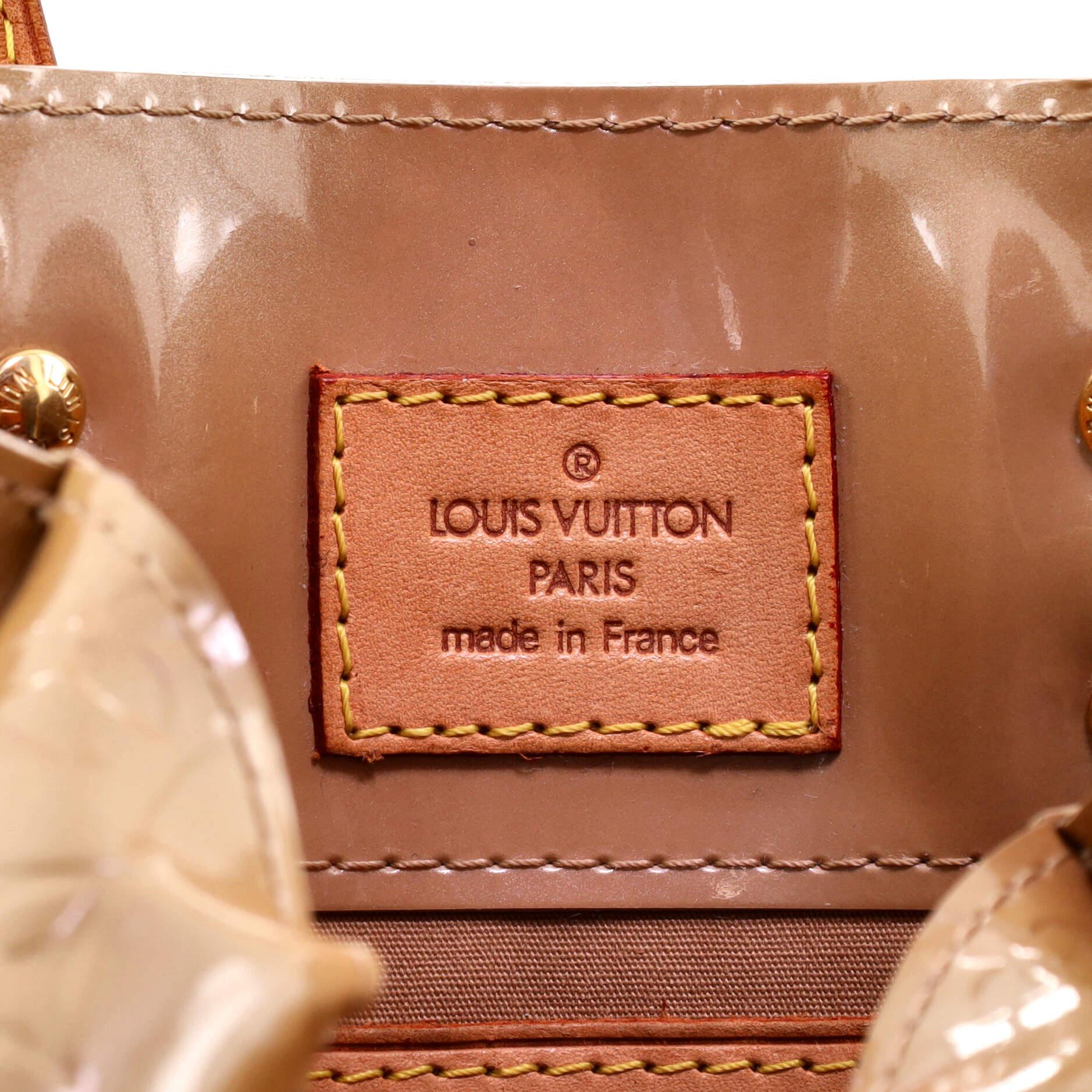 Louis Vuitton Reade Handbag Monogram Vernis PM 4