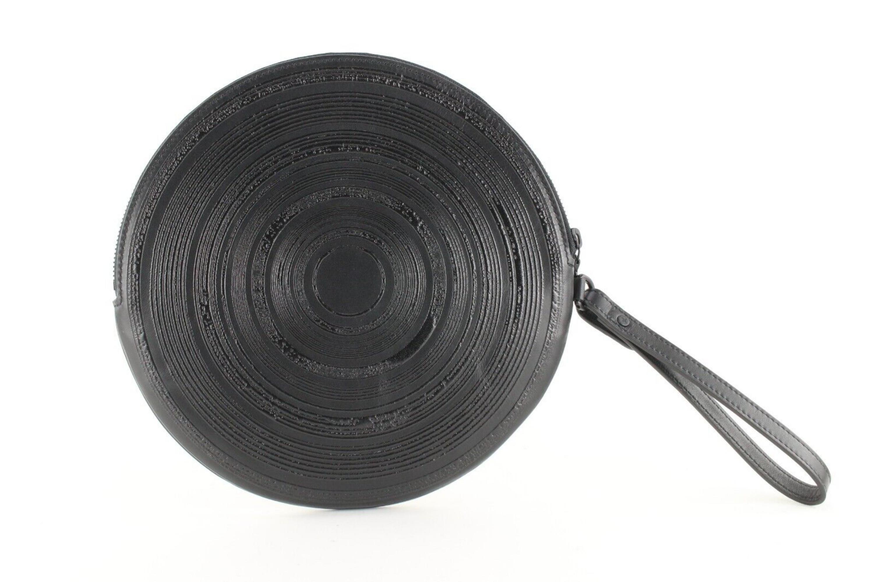 Louis Vuitton Record Disc Pouch Pochette Handgelenkstasche Clutch Leder 2LVJ0113 3