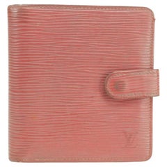 Cartera Louis Vuitton Roja 39lk0109 Epi Compact Snap