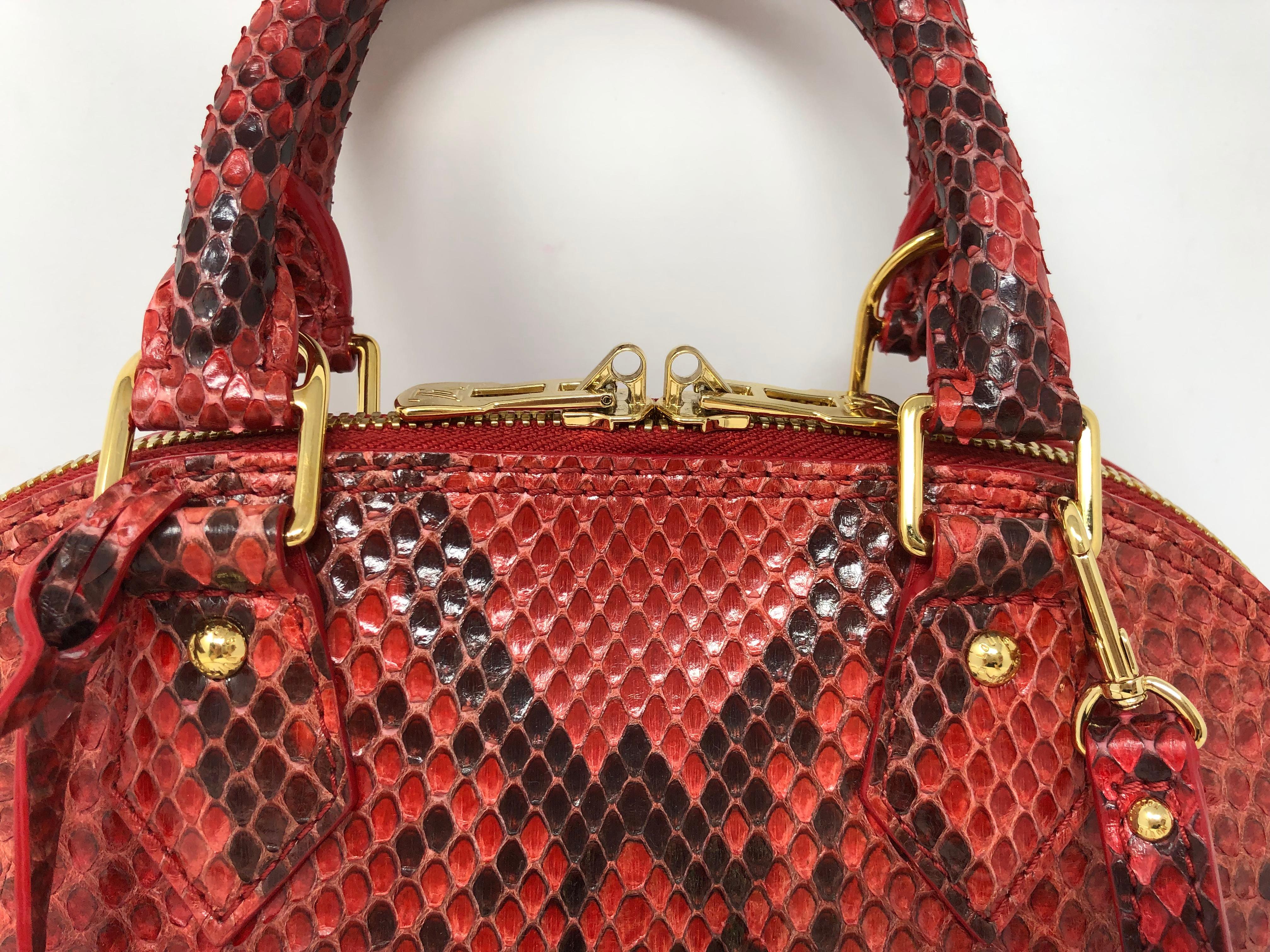 black and red louis vuitton bag