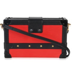 Louis Vuitton Red Black Epi Petite Malle