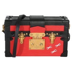 Louis Vuitton Red Black Epi Petite Malle