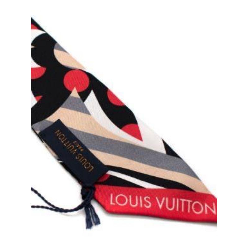 Louis Vuitton Red & Black Pop Monogram BB Bandeau For Sale 2