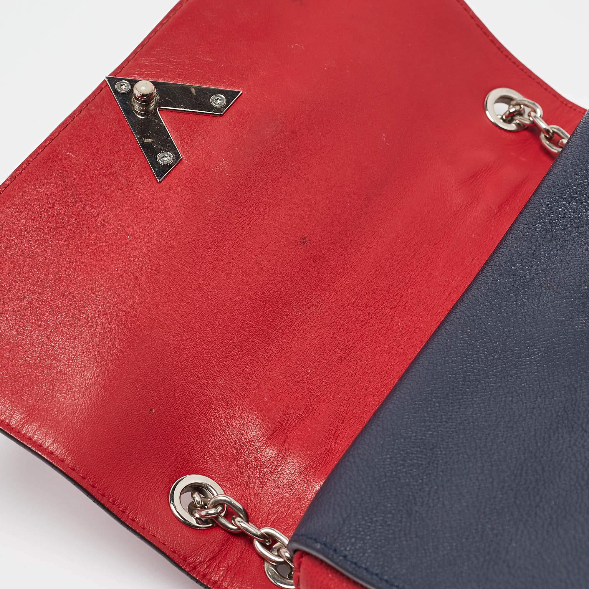 Sac très chaîne Louis Vuitton rouge/bleu monogramme 3