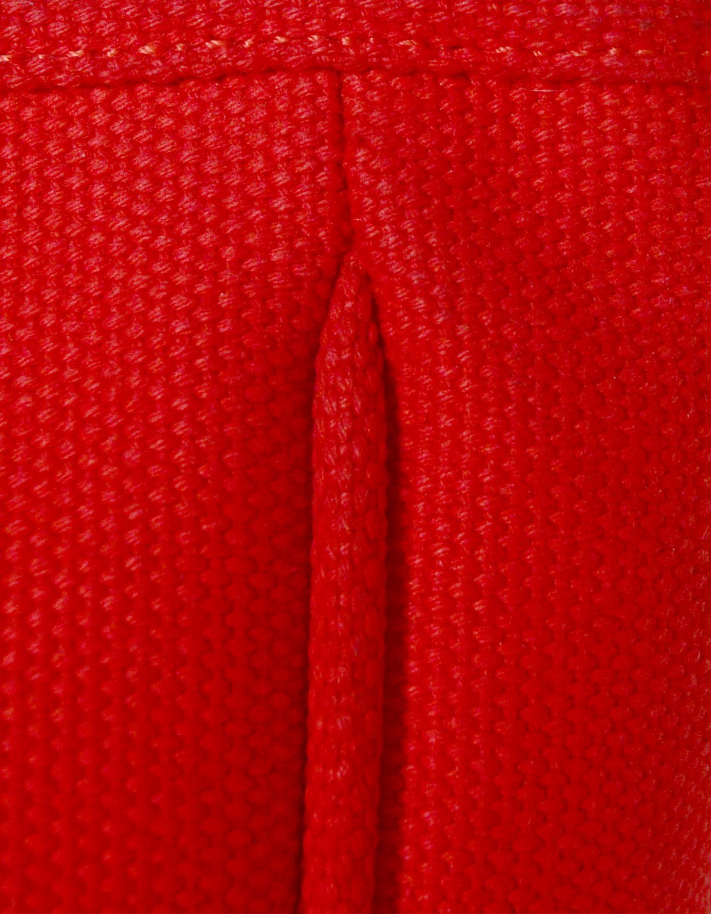 Louis Vuitton Red Canvas Antigua Cabas GM Tote Bag 2
