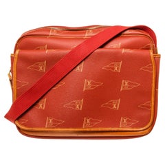 Louis Vuitton Red Canvas Cup Bosphore Calvi Messenger Bag with material canvas