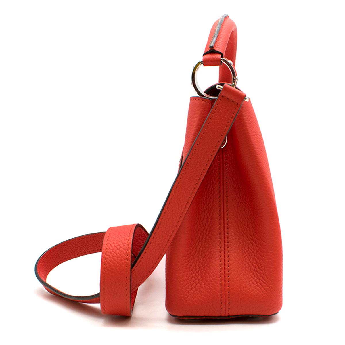 Louis Vuitton Red Capucines BB Shoulder Bag For Sale 2