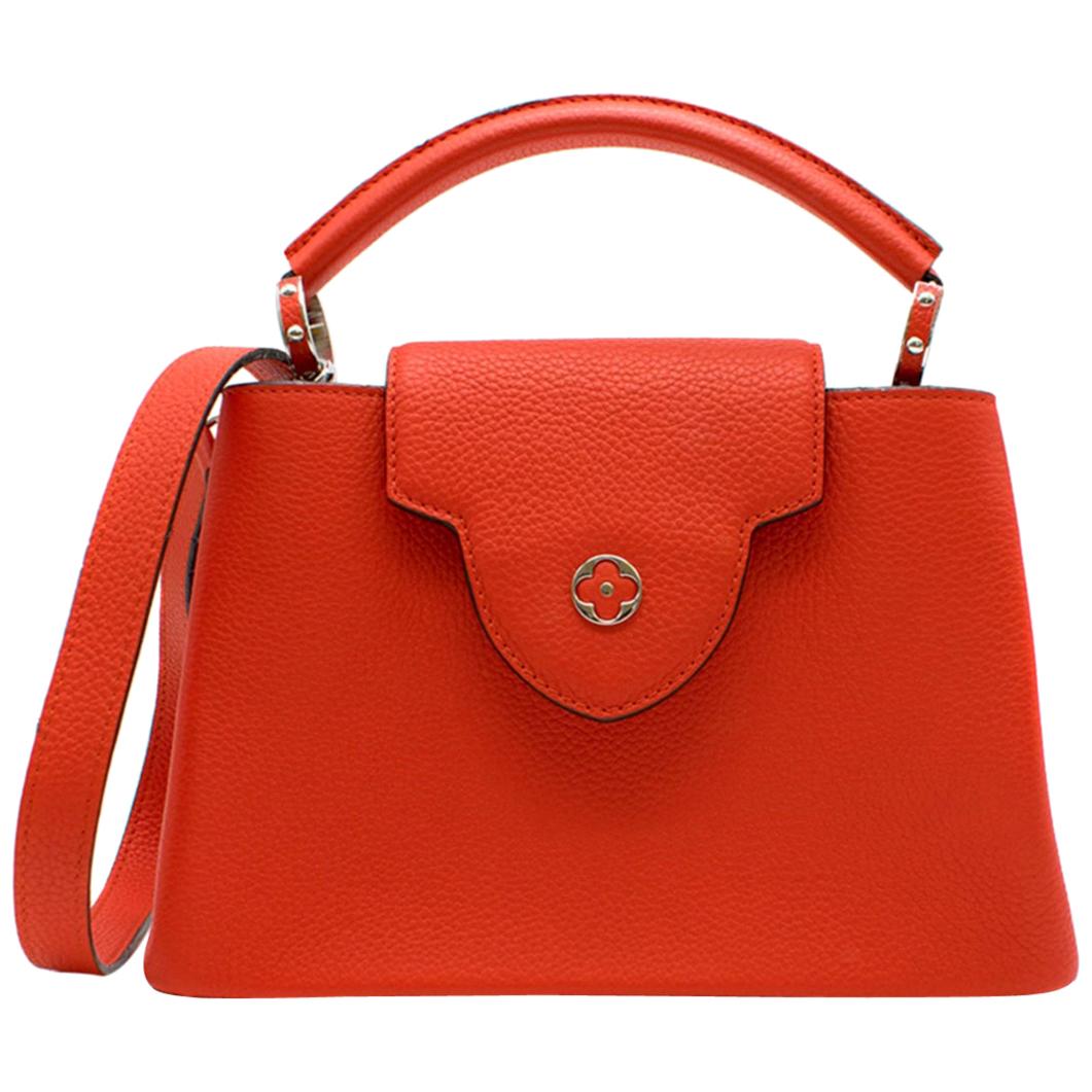 Louis Vuitton Red Capucines BB Shoulder Bag