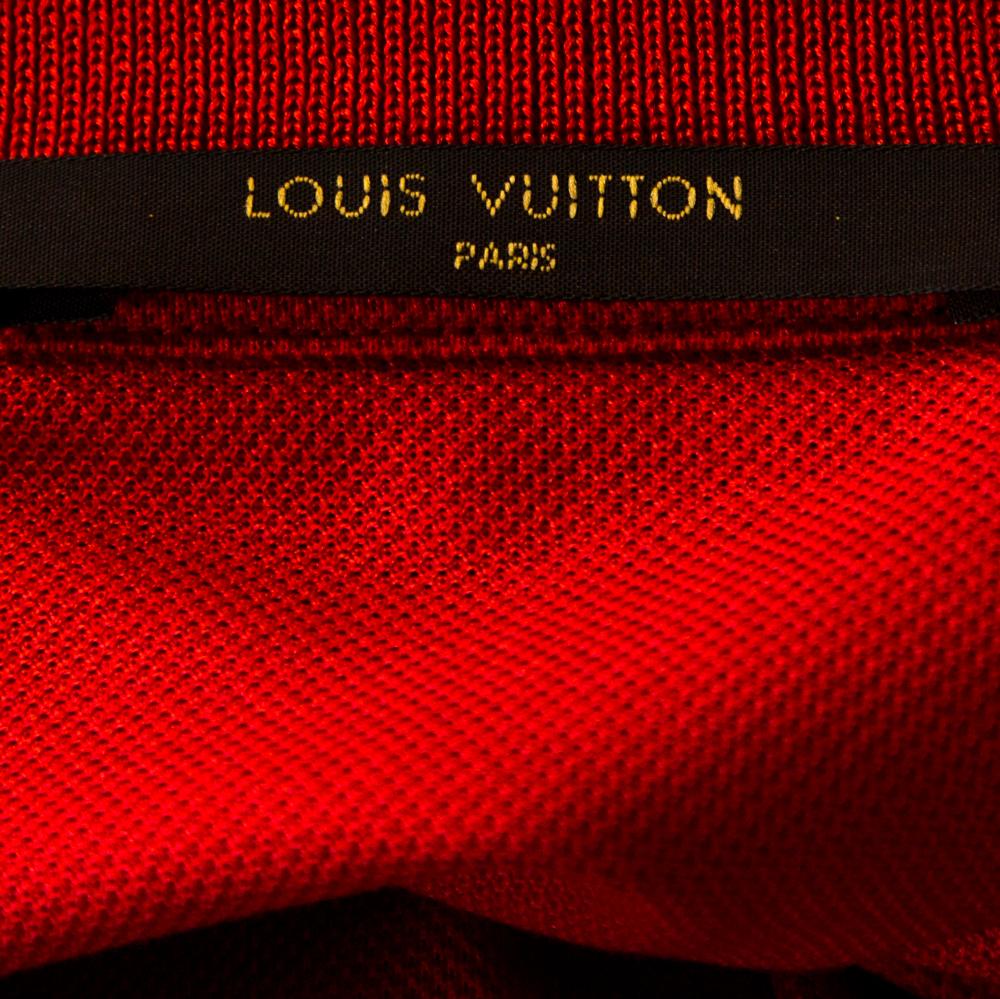 louis vuitton red tee