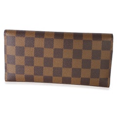 Louis Vuitton Red Damier Ebene Canvas Josephine Wallet