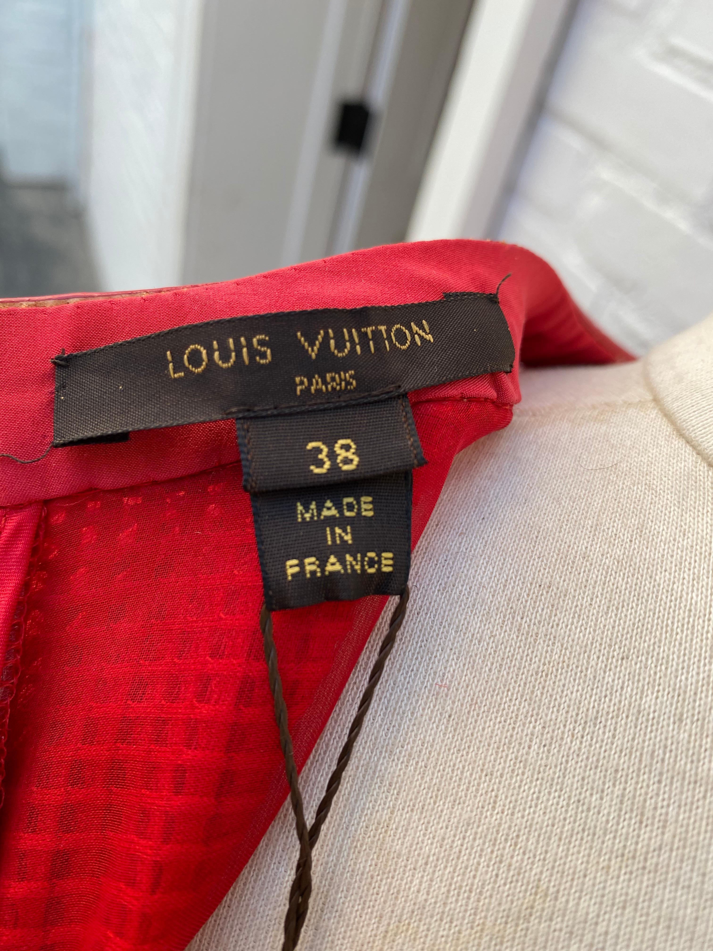 Rotes Kleid von Louis Vuitton 6