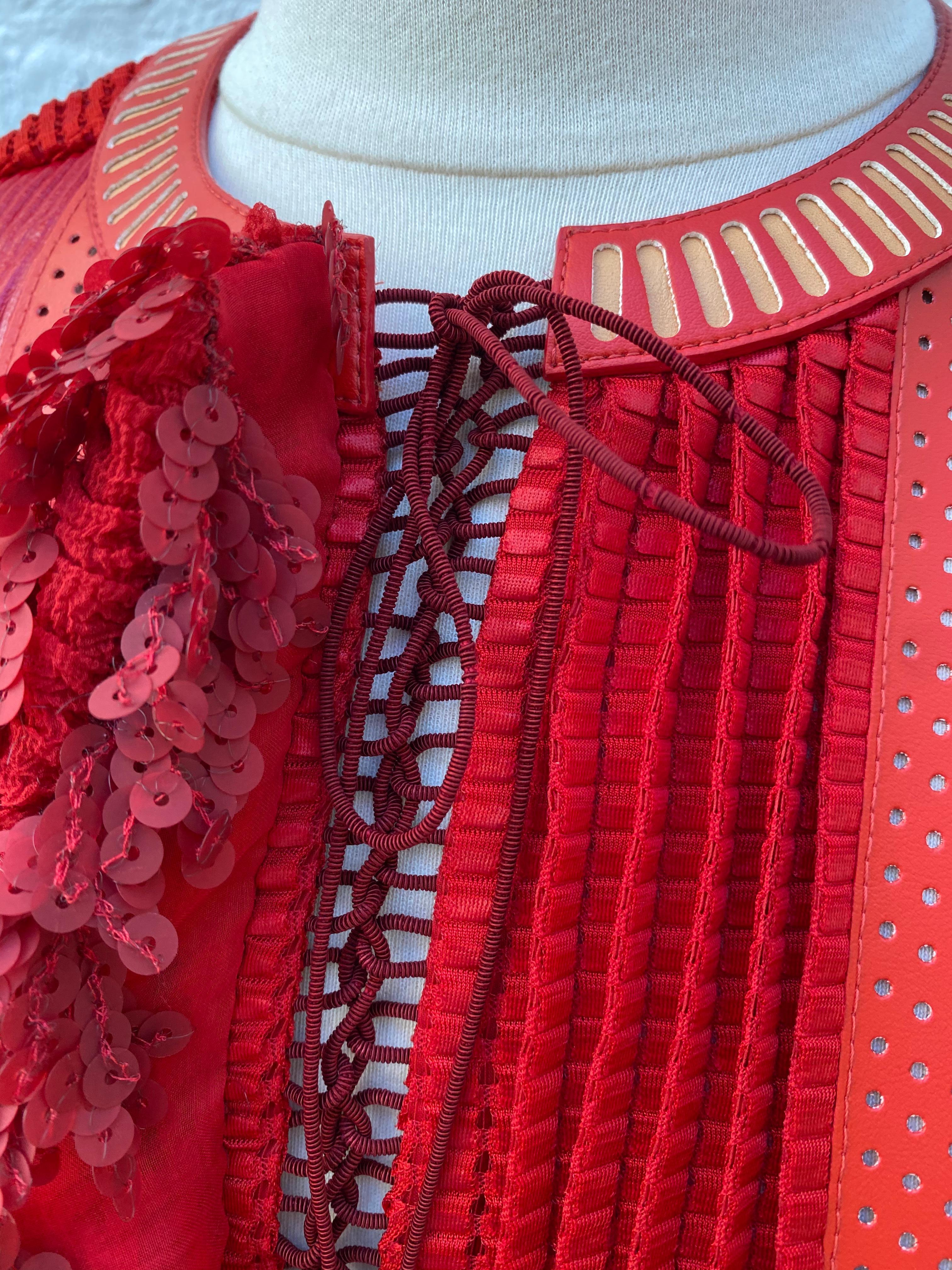 Louis Vuitton Red Dress 1