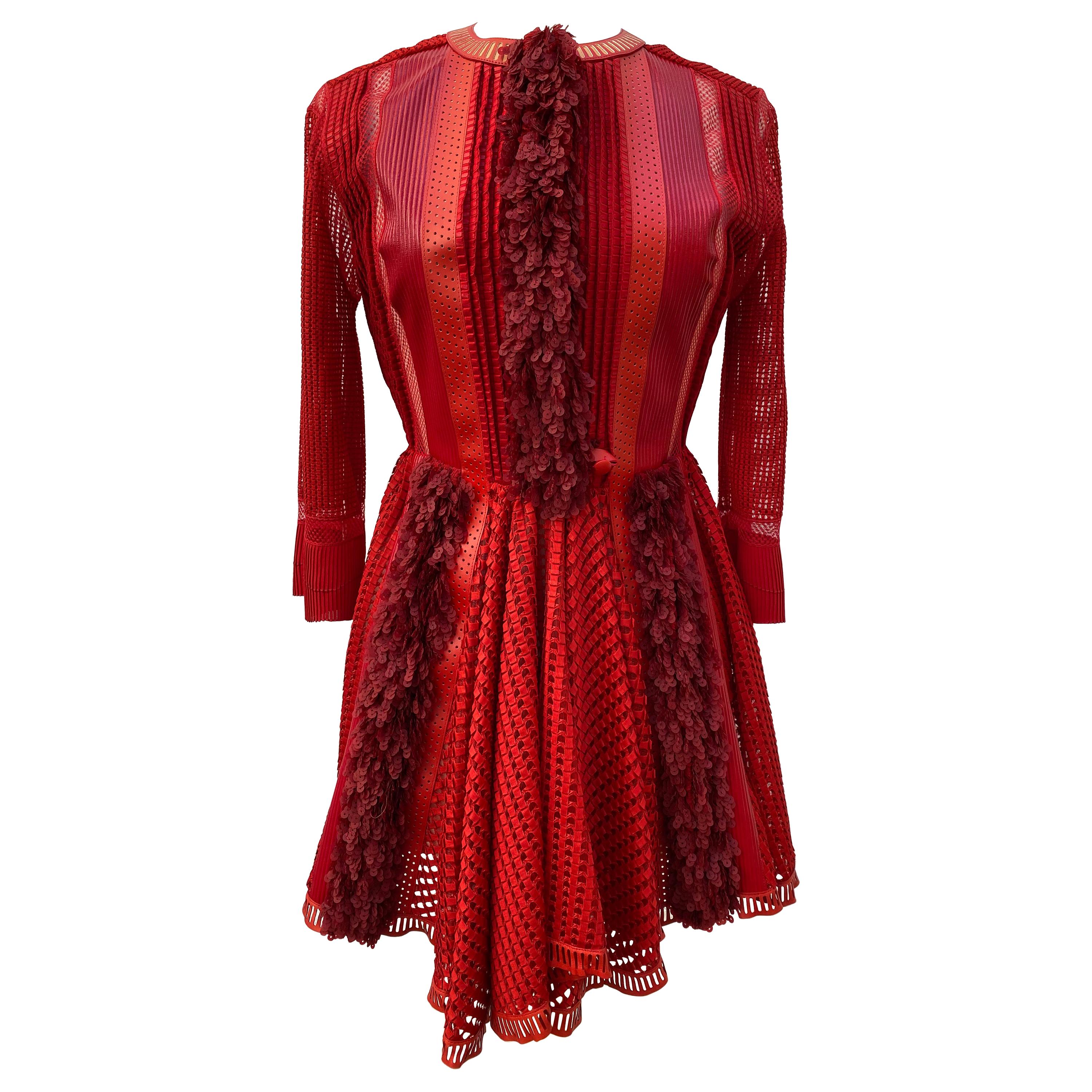 Louis Vuitton Red Dress For Sale at ...