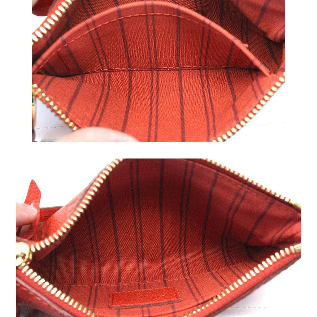 Louis Vuitton Red Empreinte Citadine PM Tote Bag w/ Attached Pochette 7