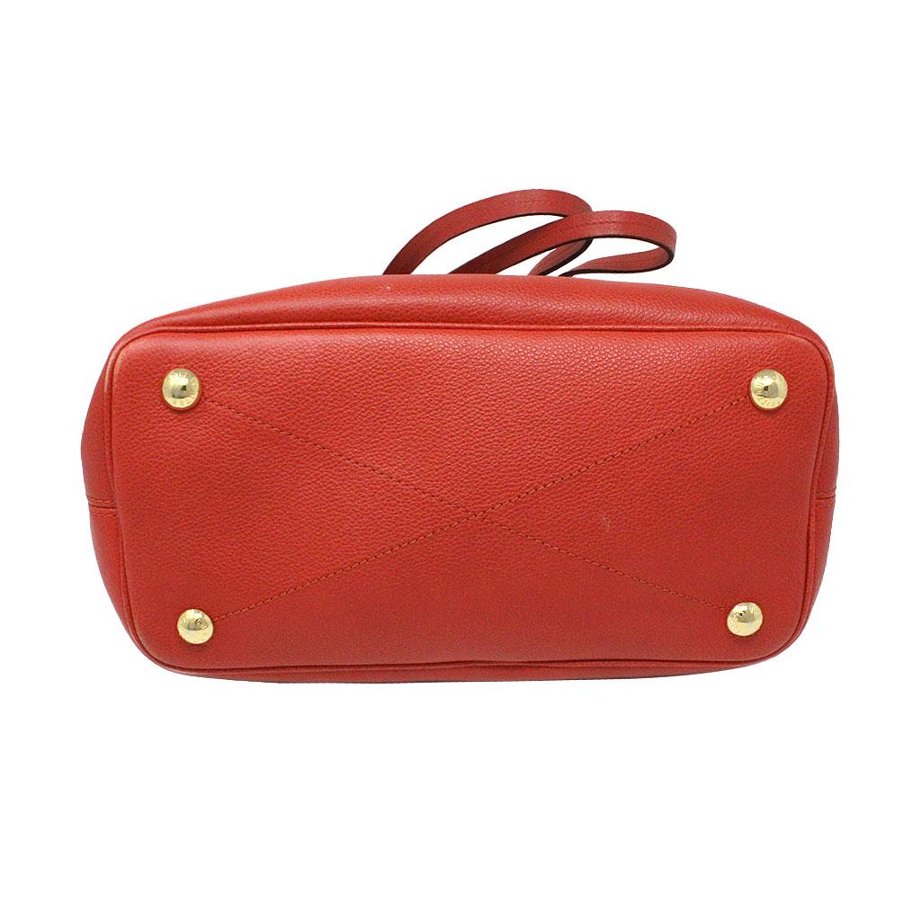 Women's or Men's Louis Vuitton Red Empreinte Citadine PM Tote Bag w/ Attached Pochette