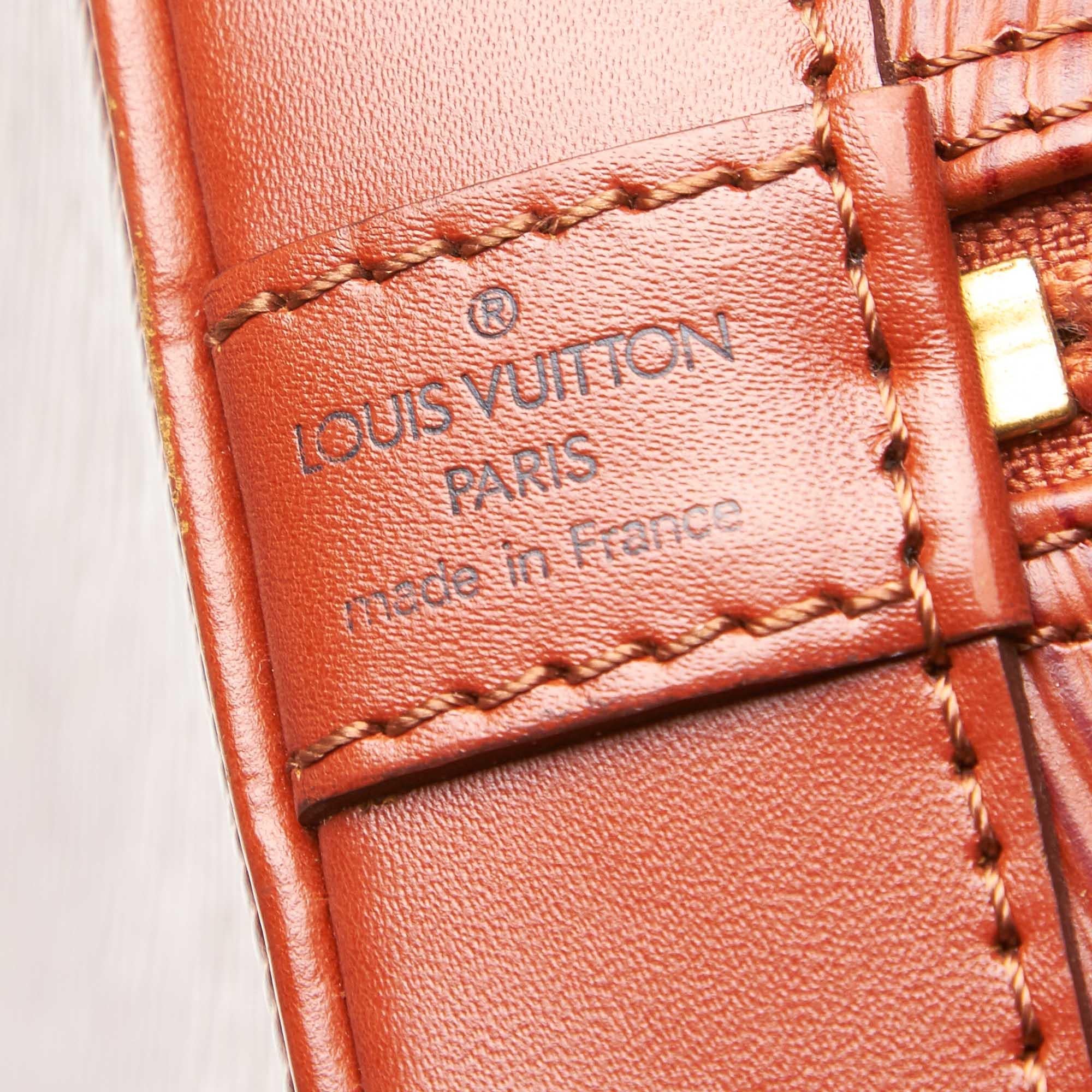 Louis Vuitton Red Epi Alma PM For Sale 1