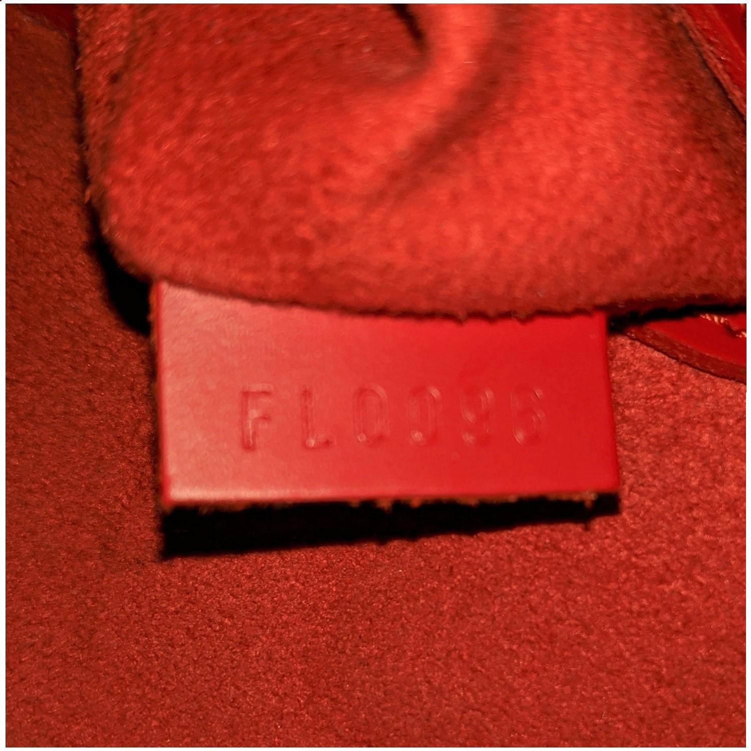 Louis Vuitton Red EPI Alma PM Handbag Satchel 3