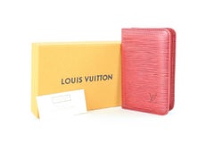 Louis Vuitton Red Epi Card Holder 233771 Wallet