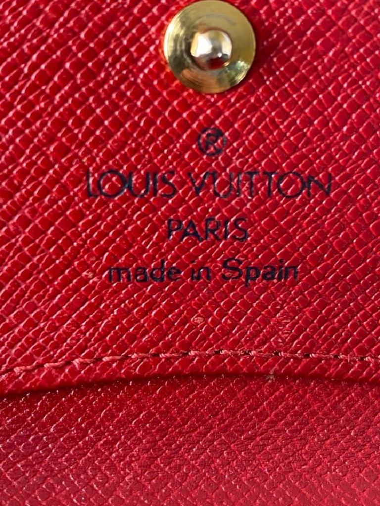 Louis Vuitton Red Epi Change Pouch Coin Purse 25lv613 Wallet 2