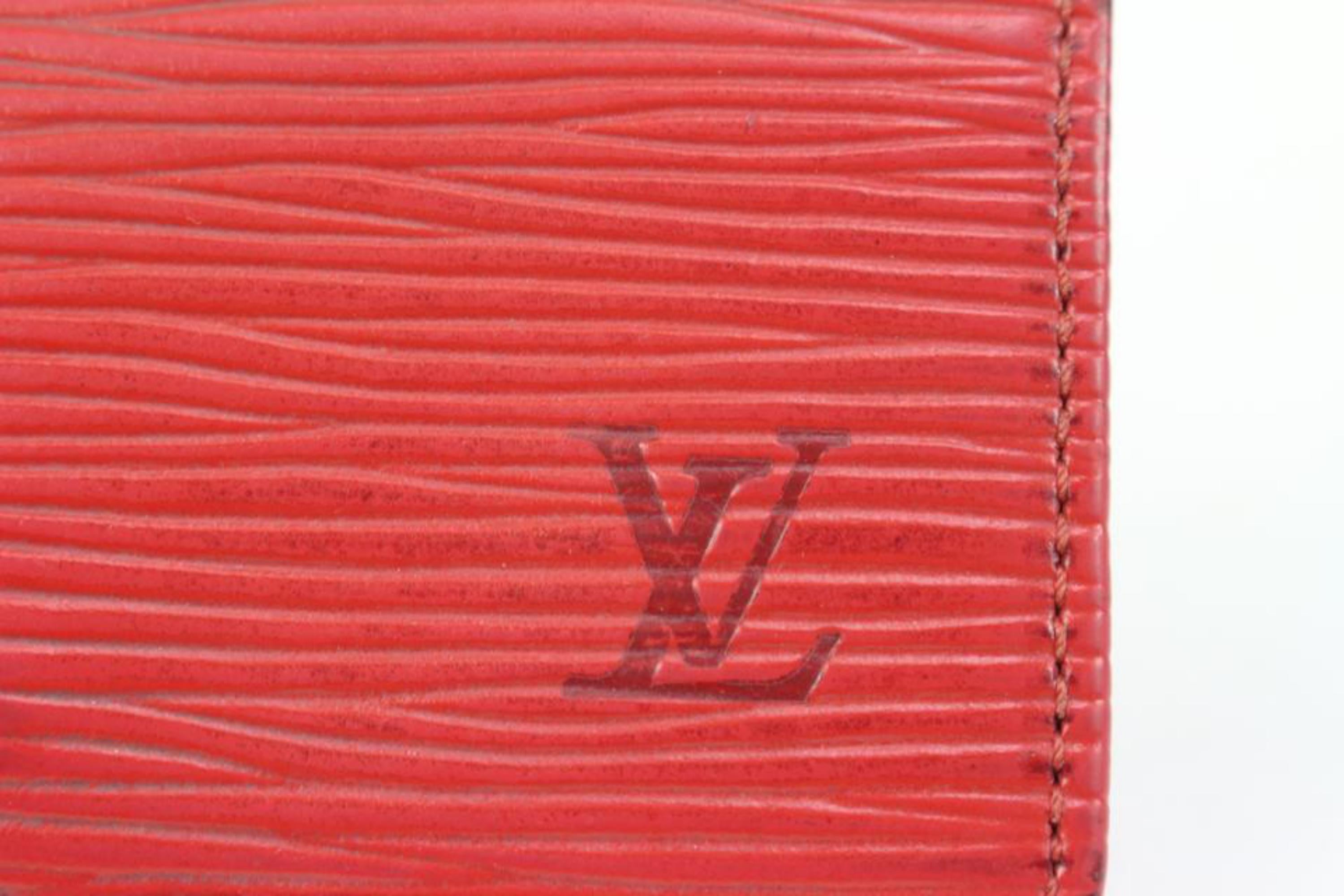 Louis Vuitton Red Epi Leather 4 Key Holder Multicles s330lk29 1