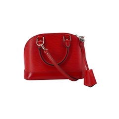 Louis Vuitton Red Epi Leather Alma BB Crossbody Bag
