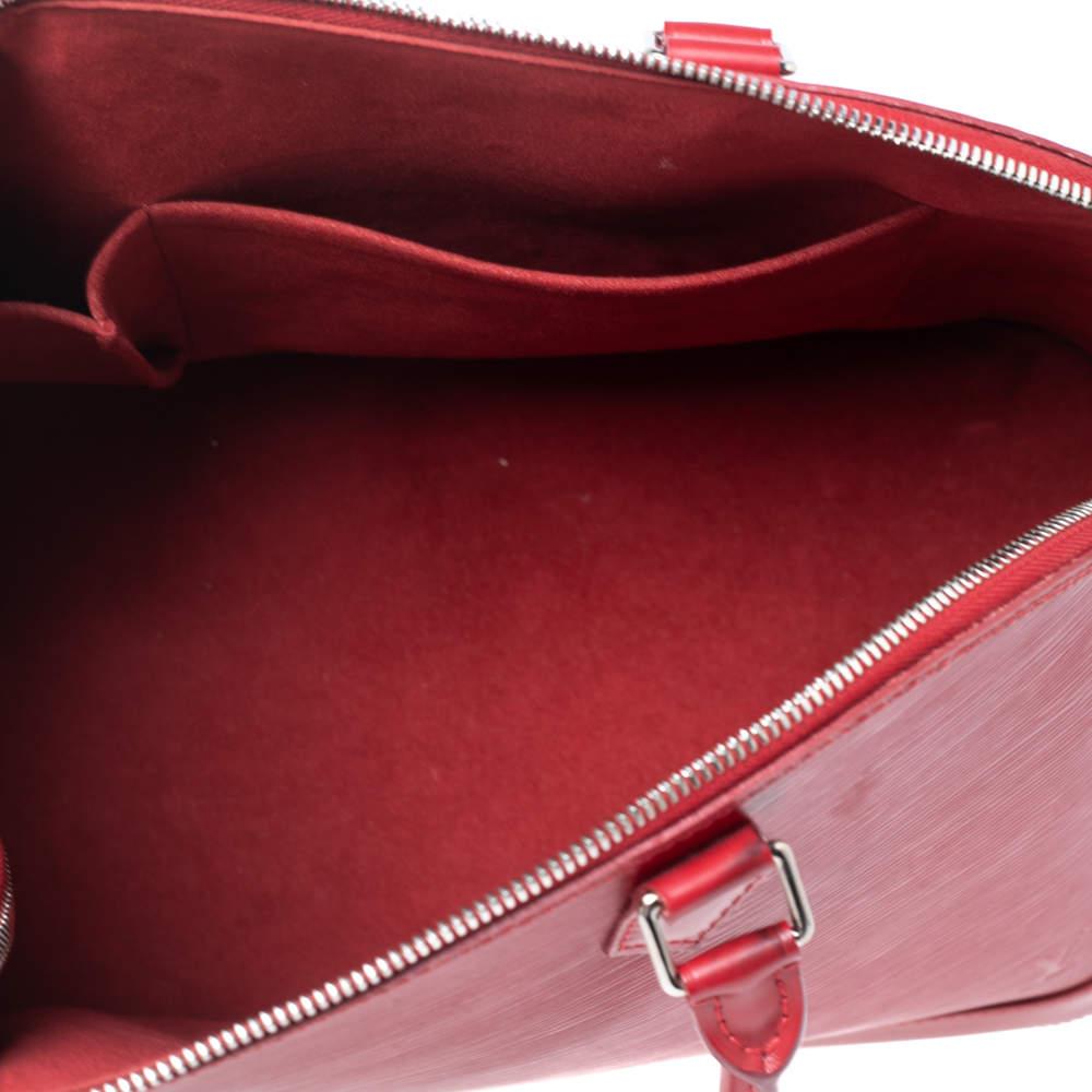 Louis Vuitton Red Epi Leather Alma GM Bag 7
