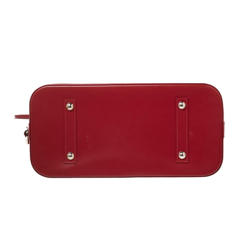 Louis Vuitton Red Epi Leather Alma GM Bag 1