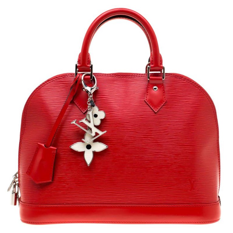 Louis Vuitton Red Epi Leather Alma PM Bag For Sale at 1stdibs