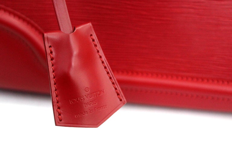 Louis Vuitton Montaigne Bowling Bag Epi Leather PM Red 18296325