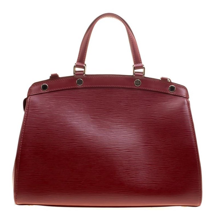 Louis Vuitton Red Epi Leather Brea MM Bag For Sale at 1stdibs