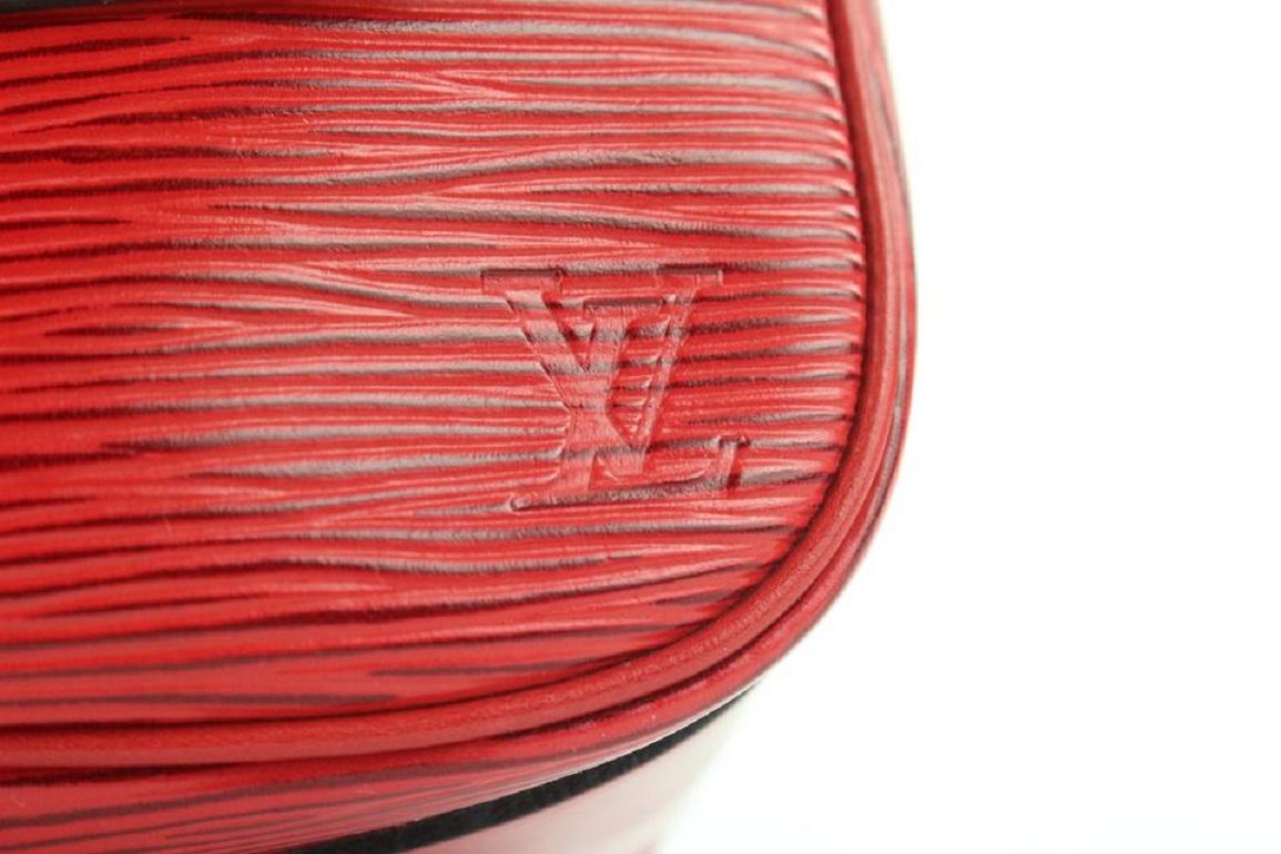 Louis Vuitton Red Epi Leather Cartouchiere Crossbody Bag 225lvs210 3