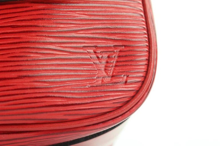 Louis Vuitton Red Epi Leather Cartouchiere Crossbody Bag 225lvs210 For Sale 6