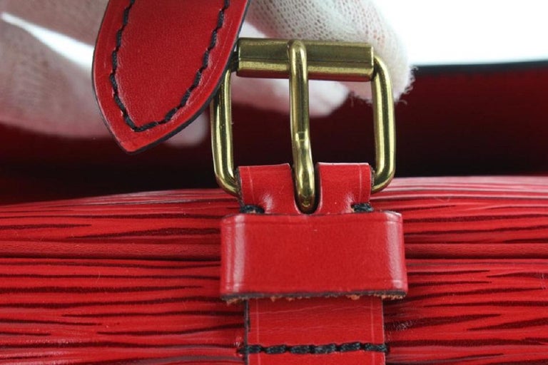 Louis Vuitton Red Epi Leather Cartouchiere Crossbody Bag 225lvs210 For Sale 7