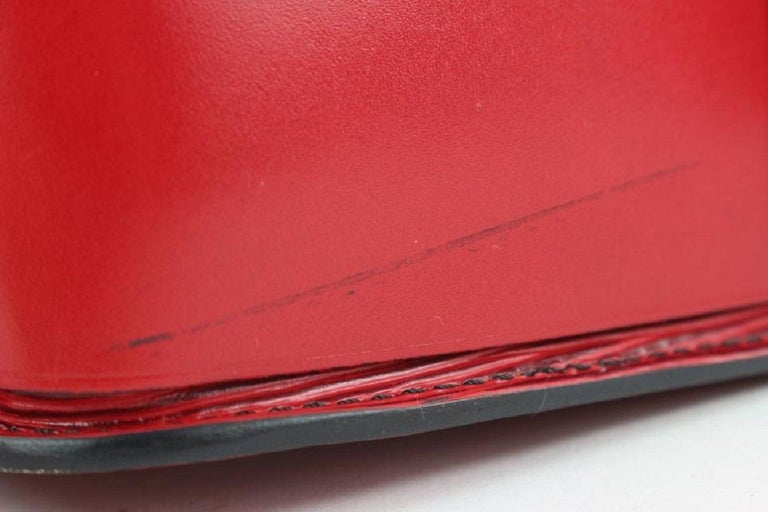 Louis Vuitton Red Epi Leather Cartouchiere Crossbody Bag 225lvs210 For Sale 8