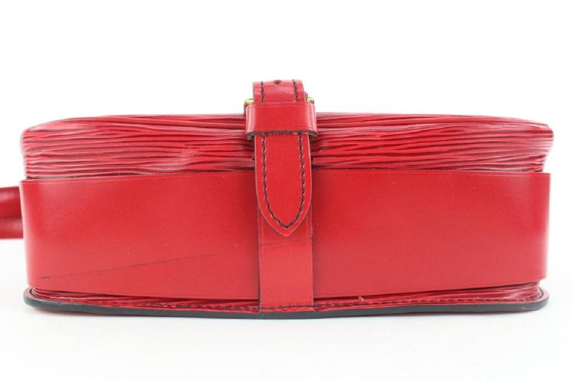 Louis Vuitton Red Epi Leather Cartouchiere Crossbody Bag 225lvs210 2