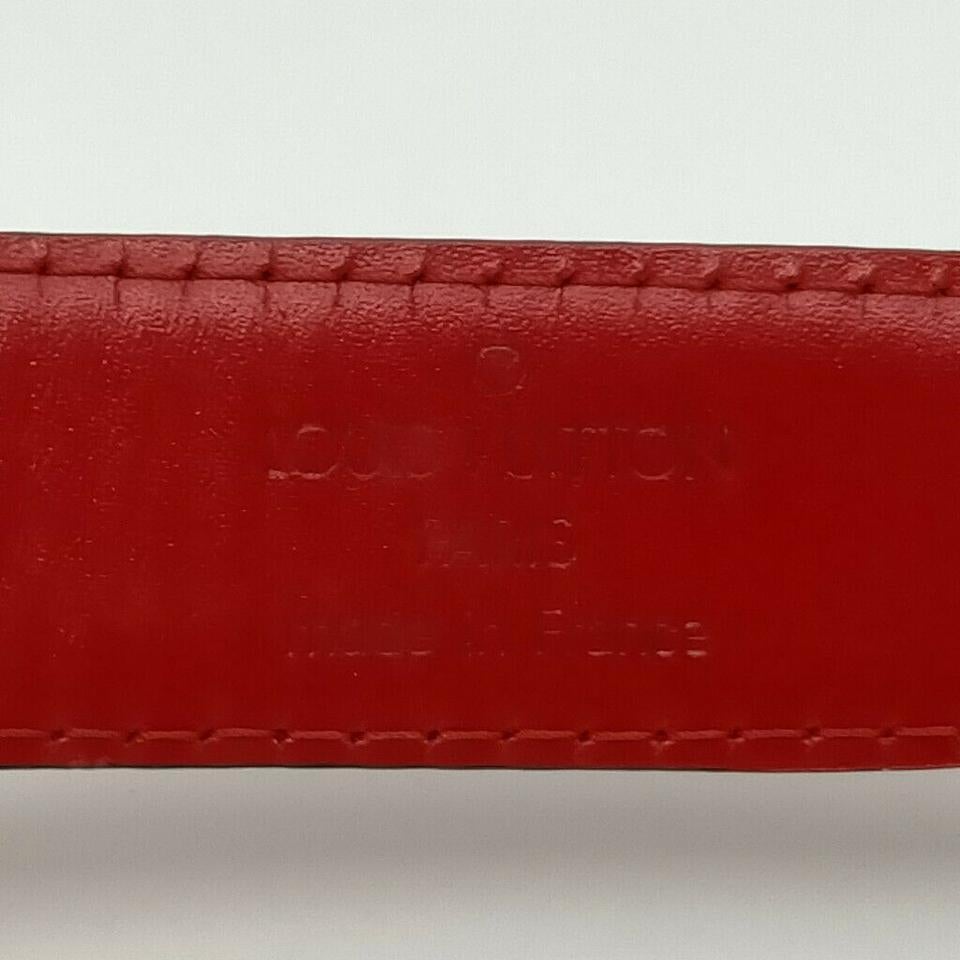 Louis Vuitton Red Epi Leather Ceinture Belt 863440 3