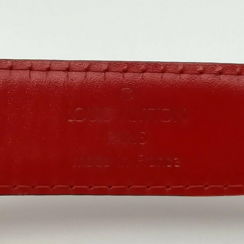 red louis vuitton belt