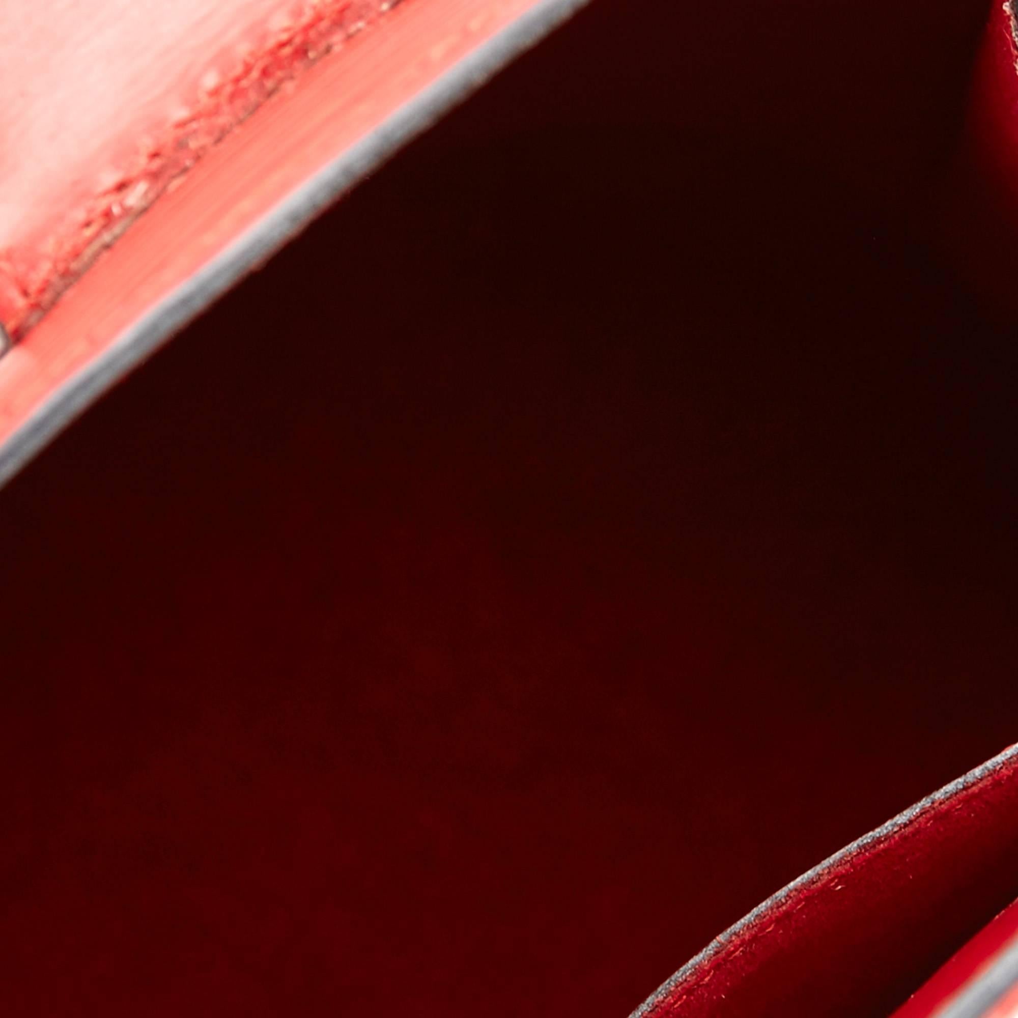 Louis Vuitton Red Epi Leather Cluny Shoulder Bag 3