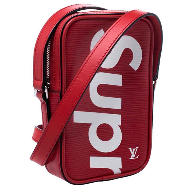 louis vuitton backpack red