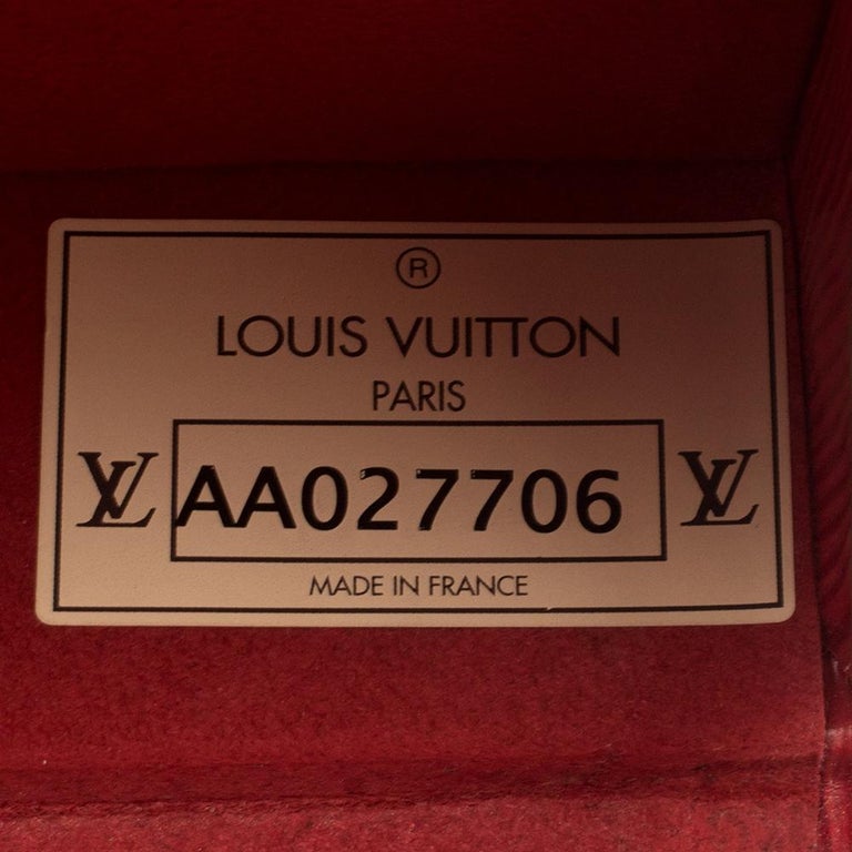 Louis Vuitton Red Epi Leather Hardsided Boite Pharmacie Train Case at  1stDibs