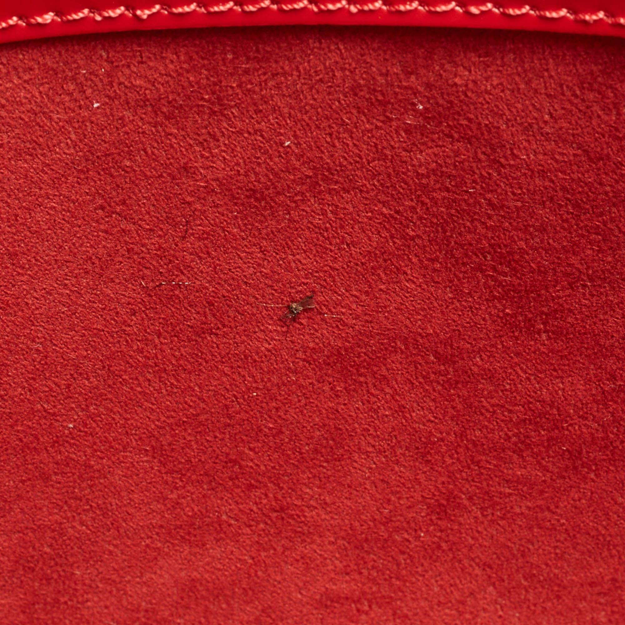 Louis Vuitton Red Epi Leather Jasmin Bag 6